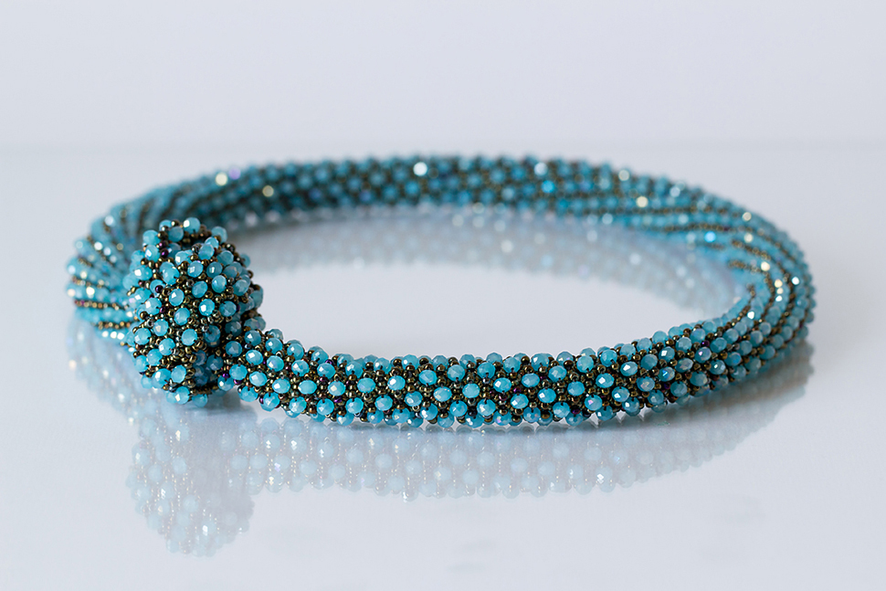 celestial knotted necklace